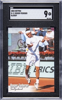 2003 Netpro G-11 Roger Federer Glossy - SGC MT 9